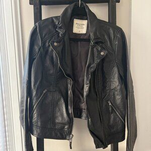 Abercrombie & Fitch Leather Moto Jacket